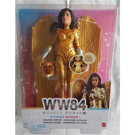 Boneca Articulada Mulher Maravilha Armadura Dourada Mattel Shopee