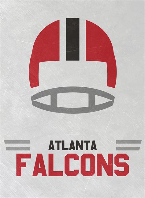 Atlanta Falcons Vintage Art Mixed Media by Joe Hamilton - Fine Art America