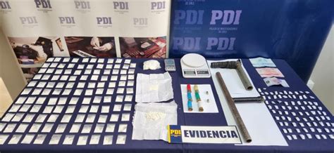 PDI detiene a tres personas en procedimiento por microtráfico en Santa Cruz