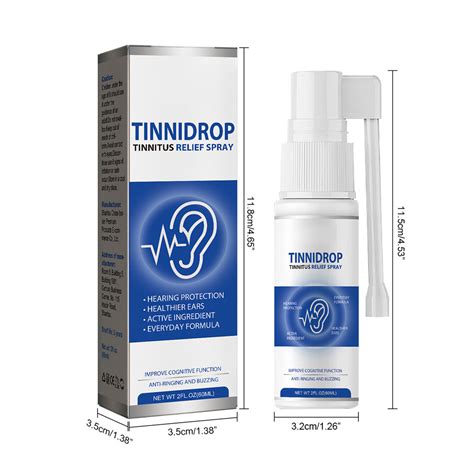 Anti Cochlear Blockage Removal Spray Tinnidrop Tinnitus Relief For