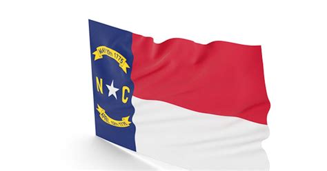 North Carolina Flag, 3D - Envato Elements