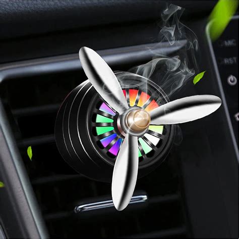 Mini Ambientador De Aire LED Para Coche Aromaterapia Fresca Con Clip