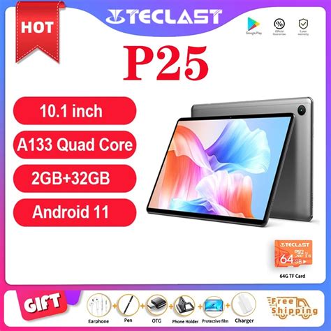 NEW Teclast P25 10 1 Inch 1280X800 Tablet Android 11 2GB RAM 32GB ROM