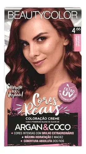 Tintura Beautycolor Cores Reais Coloração creme tom 4 66 vermelho