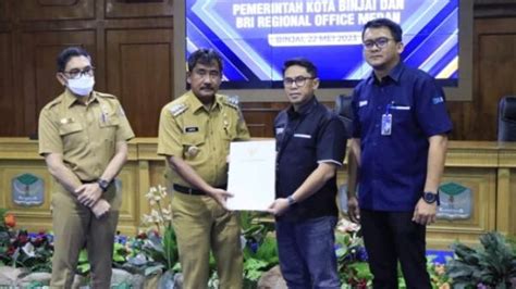 Pemko Binjai Tandatangani MoU Dan Perjanjian Kerjasama Dengan PT BRI