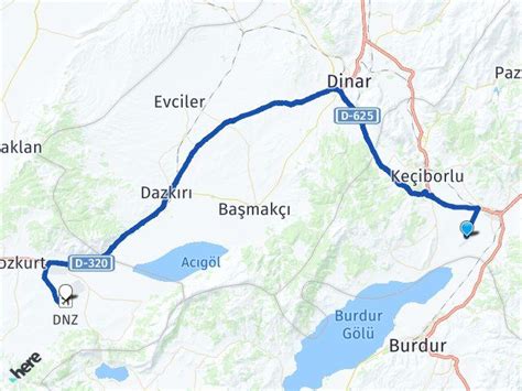 Isparta Süleyman Demirel Havalimanı Çardak Havalimanı Arası Kaç Km Yol