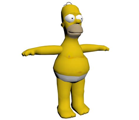 Pc Computer The Simpsons Hit Run Homer Underwear The