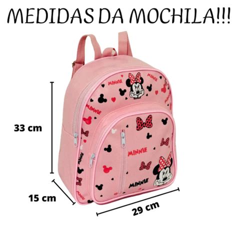 Mochila Infantil Minnie Bolsa Escolar Costa Passeio Menina No Shoptime