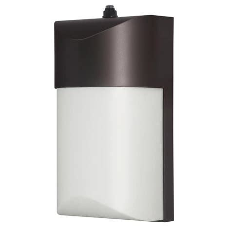 Shop Utilitech Pro 1224 Watt Bronze Led Dusk To Dawn Flood Light At