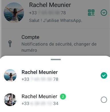 WhatsApp deux comptes sur le même iPhone Meta y travaille