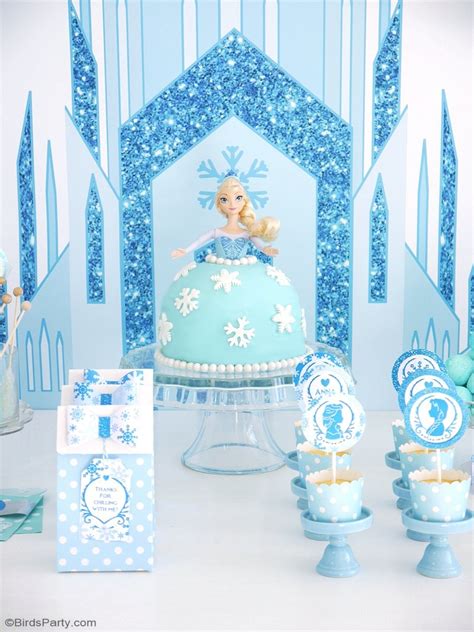 How To Make An Elsa Doll Birthday Cake Party Ideas Party Printables