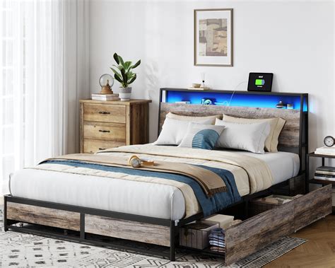 home depot bed frame queen 12