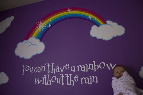 You can't have a rainbow without the rain - Smiling with Sarah
