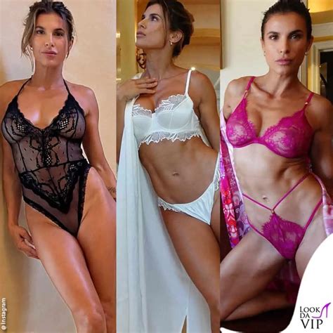 Elisabetta Canalis Pose Bollenti Nella Lingerie Di Pizzo Super Sexy