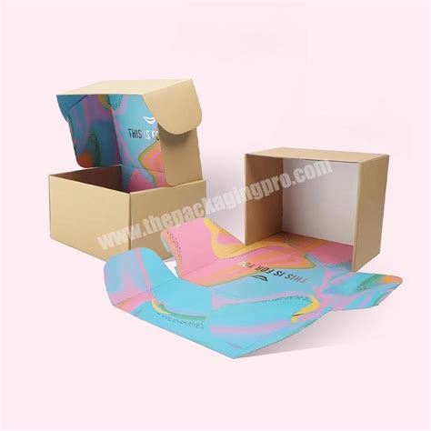 Lipack Recycle Brown Kraft Custom Corrugated Paper Box High Quality