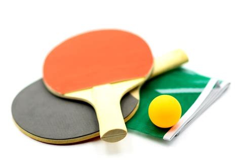 Premium Photo Tennis Racket And Ping Pong Ball