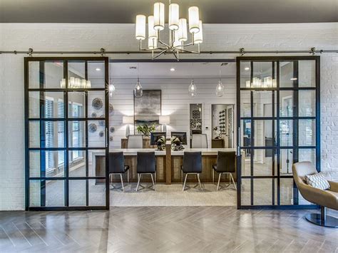 Enjoy The Beauty Privacy Of Glass Barn Doors