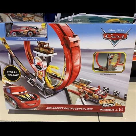 Promo Disney Pixar Cars XRS Rocket Racing Super Loop Original Mattel