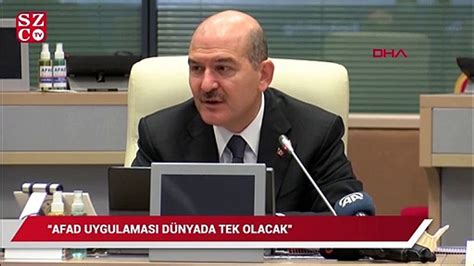 Bakan Soylu Afad Uygulamas N Da Kendimiz Yapaca Z Dailymotion Video