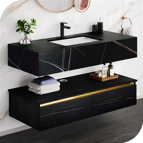 Dwvo 48 Inch Floating Bathroom Vanity Wall Mounted