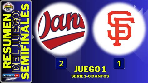 Resumen Juego Semifinal Dantos Vs Fieras Del San Fernando