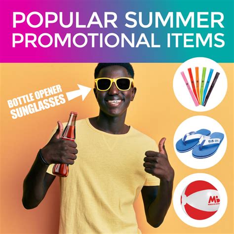 Summer promotional items, swag, and giveaway ideas!