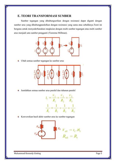 Modul Pembelajaran Rangkaian Listrik By Muhammad Kennedy Ginting PDF