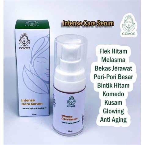 Jual Acnecare Cavos Intense Care Serum Flek Hitam Melasma Bekas Jerawat Kusam Shopee