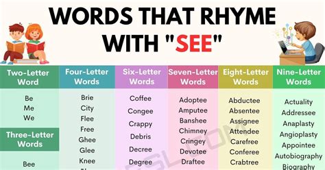 Rhyming Word Lists That Rhyme English 100 46 Off