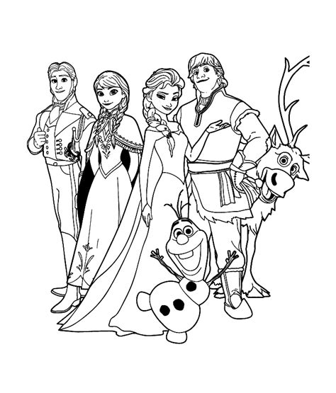 Dessins De Coloriage Reine Des Neiges Pdf Imprimer