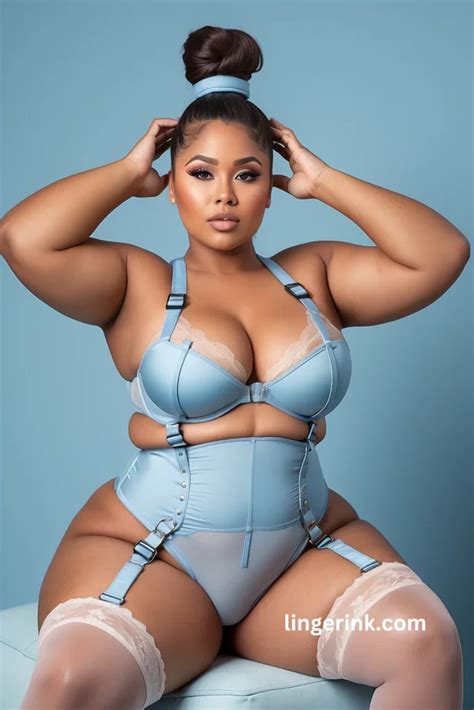 Blue Plus Size Lingerie Unveiling Elegance And Comfort