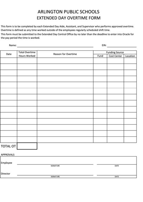 Top 5 Overtime Tracking Spreadsheet Templates Free To Download In Pdf