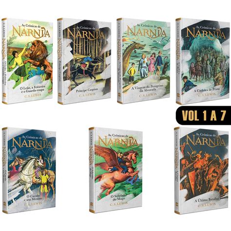 Kit As Crônicas De Nárnia Coleção Completa Vol 1 a 7 Capa Dura