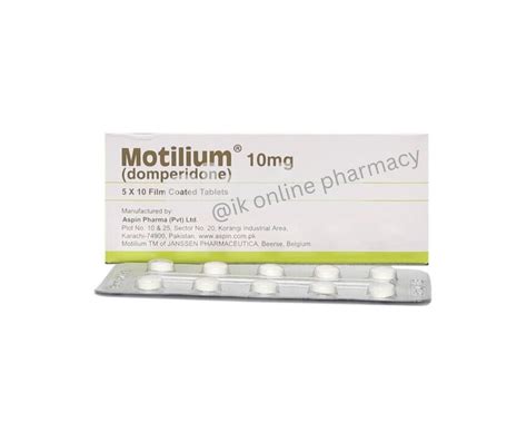 Motilium tablet – IK Online Stores – ikonlinestore.com