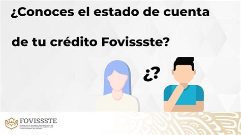 Consulta El Estado De Cuenta De Tu Cr Dito Fovissste Youtube