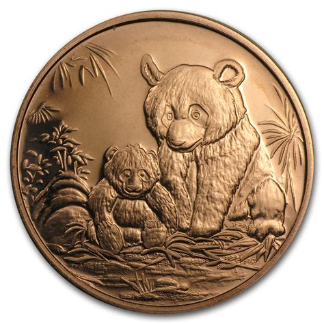 Buy 1 Oz Copper Round Panda Apmex