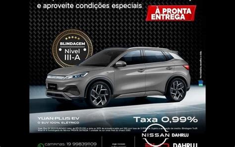 Byd Yuan Plus 2023 Por R 379 990 Piracicaba SP ID 3499235