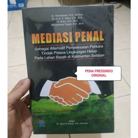 Jual BUKU MEDIASI PENAL SEBAGAI ALTERNATIF PENYELESAIAN PERKARA TINDAK