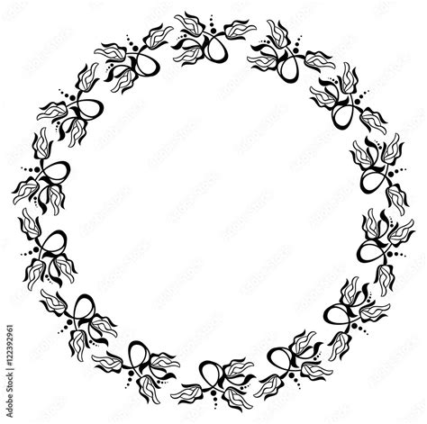 Black And White Roses Clipart Border