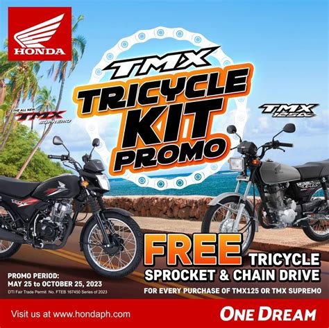 Bike Night Asia Philippines Honda TMX Tricycle Kit Promo