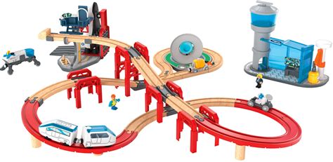 Playtive Holz Eisenbahn Set Weltraumstation Teilig Ab