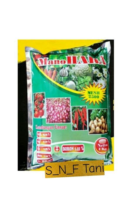 Pupuk Original Manohara Mesh Calsium Boron Fertilizer 1kg Lazada Indonesia