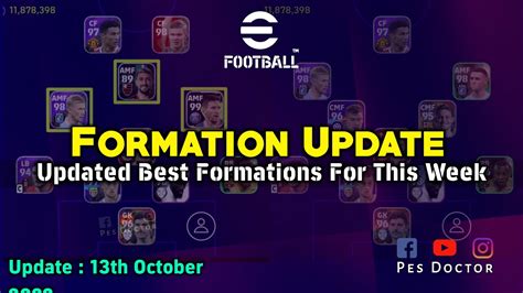 Formation Update For This Week EFootball 2023 Mobile YouTube