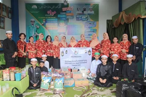 Sambut Bulan Suci Ramadhan H Dwp Kalbar Salurkan Tali Kasih Ke