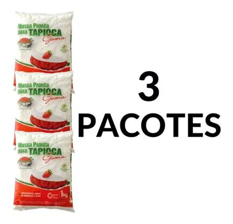 Massa Para Fazer Tapioca Massa Pronta Hidratada 3kg Oferta MercadoLivre