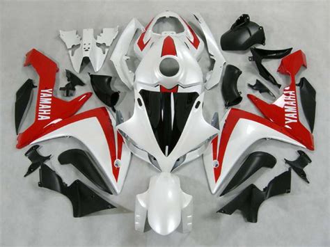 Pearl White 2007-2008 Yamaha YZF R1 Motorcycle Fairings | NY10708-16