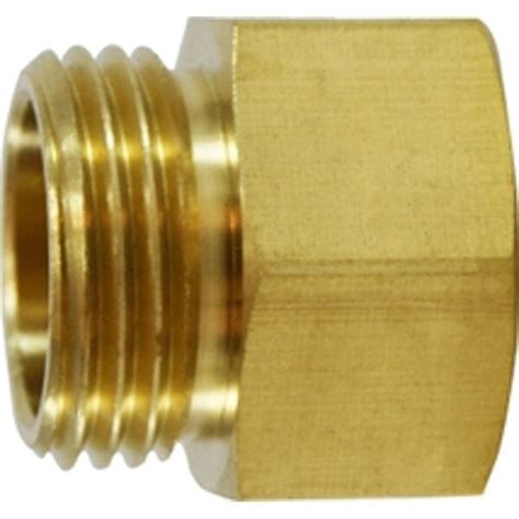 Cws Brass 3 4 Fgh X 3 8 Fpt Garden Hose Connecting Adapter Car Wash Superstore