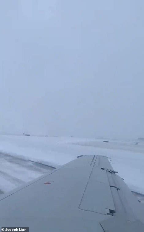 American Airlines Plane Skids Off Runway At Ohare Amid Arctic Blast