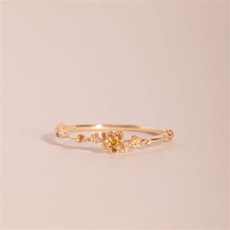 Buttercup Yellow Sapphire Ring In 14k Gold Catbird