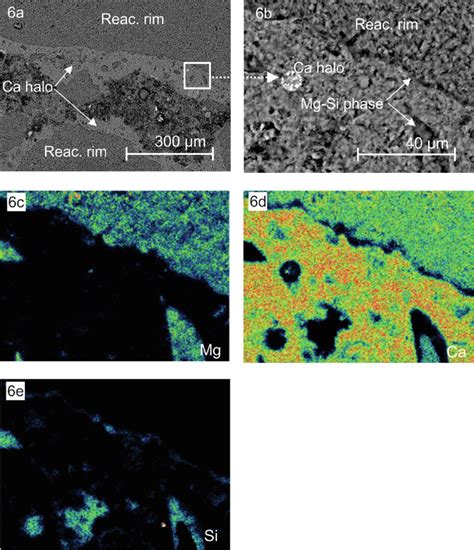 Sample S 1Y A Formation Of Mg Si Gel At The Aggregate Cement Paste